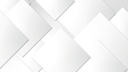 Fototapete - Abstract colorful gradient geometric shape White background.