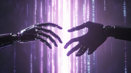 Poster - Human and Robot Interaction in AI Concept