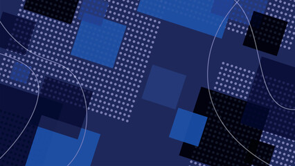 Fototapete - Abstract colorful gradient geometric dark background. cover design, backdrop, banner, web background.