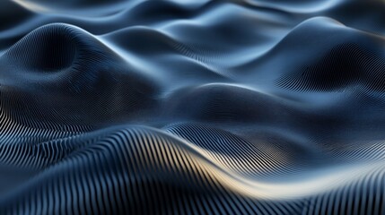 Poster - textural patterns on a dark surface displaying tactile illusions in a high-fidelity visual represent