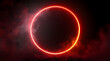 © STDG - Glowing Red Ring Against Dark Background