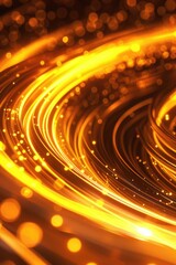Poster - A close-up shot of a shiny gold surface