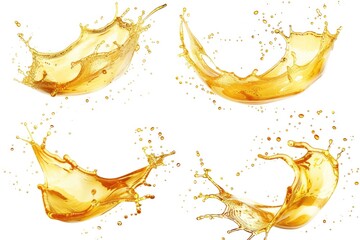 Aufkleber - Liquid drops on a white background