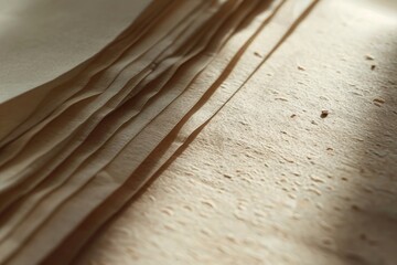 Poster - A close-up view of a piece of paper with text or writing on it, suitable for use in educational or office settings