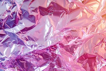 Poster - A close-up shot of a sheet of tin foil with intricate texture and pattern