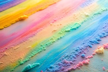 Wall Mural - rainbow color streaks on textured abstract background