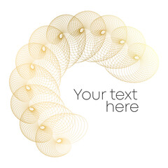 Fototapete - Design elements. Wave glittering rainbow lines. Abstract glow wavy sign on white background isolated. Brush mesh glow effect creative line art. Vector illustration EPS 10 for banner, frame page