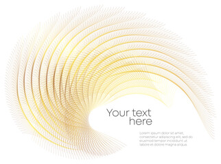 Fototapete - Design elements. Wave glittering rainbow lines. Abstract glow wavy sign on white background isolated. Brush mesh glow effect creative line art. Vector illustration EPS 10 for banner, frame page