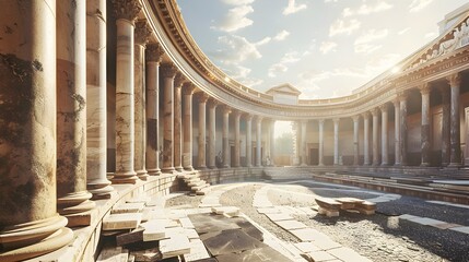 Poster - Futuristic Virtual Classroom in Ancient Roman Forum for Interactive Historical Learning