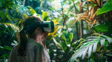 Poster - Immersive Virtual Rainforest in a Geography Classroom