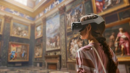 Poster - Immersive VR History Class Experiencing the Renaissance Through Digital Simulation