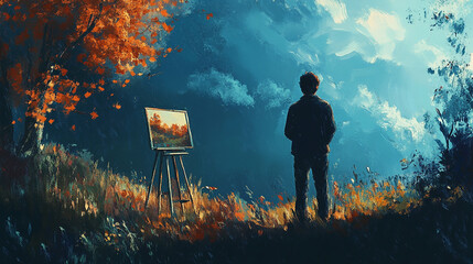 Wall Mural - engaging in hobbies and creative activities can nurture mental wellness and provide a sense of fulfi