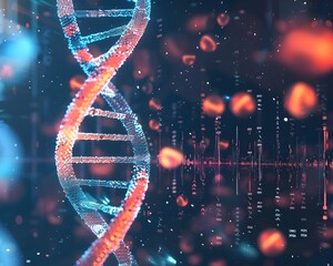 Poster - encoding audio data within the dna helix merging music and genetic code