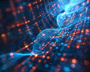 Poster - Holographic Genome Map  Visualizing Digital Data Storage in Genetic Code