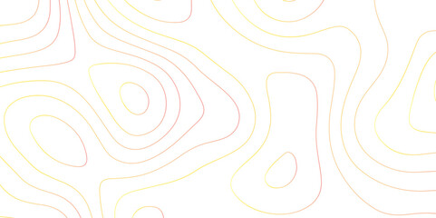 Poster - Abstract design seamless pattern with line topographic map. geographic mountain relief. retro topographic map. geographic contour map grid backdrop paper texture. terrain path isolated on background.