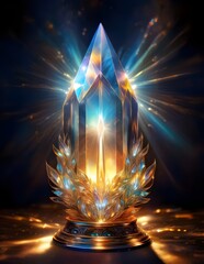 Wall Mural - Pointed Healing Crystal Wand