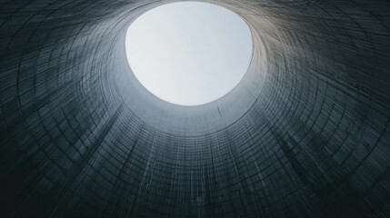 Poster - A glimpse of the sky from within a building