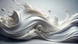 © suchetpong - elegant abstract composition of white paint