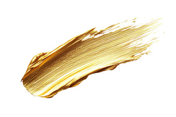 Aufkleber - Abstract metallic paint stroke, glossy finish ,Isolated on transparent background