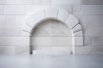 Wall Mural - Stone crab wall architecture fireplace flooring.