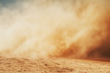 Aufkleber - A rider traversing the arid landscape, possibly searching for shelter or seeking adventure