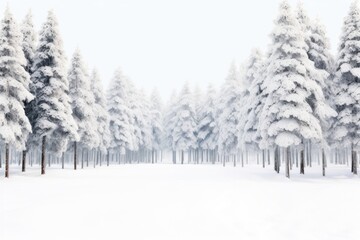 Poster - Winter snow backgrounds landscape.