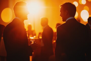 Poster - Two individuals pose side by side, possibly friends or colleagues