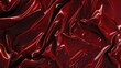 © Olha Koval - Dark red latex texture background. Red latex with folds background.