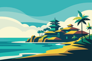 Wall Mural - image for for bali ibeach B.eps