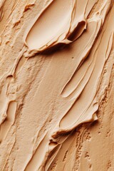 Canvas Print - Close-up shot of a frosted chocolate surface, perfect for desserts or snacks