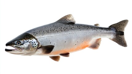 Aufkleber - A single fish suspended mid-air, defying gravity