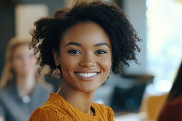 Portrait of a smiling woman