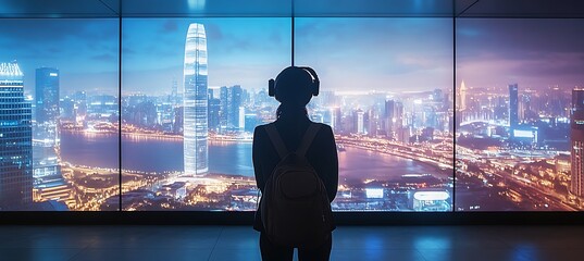 Poster - A holographic travel agency where users can preview destinations