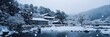 © Steph - A Japanese landscape covered in freshly fallen snow,
