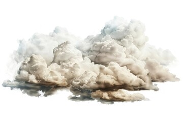 Sticker - Cloud clouds illustration background.