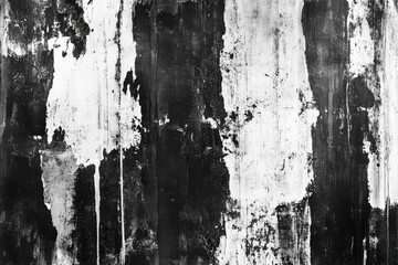Poster - Monochromatic faded surface background featuring shades of black and white