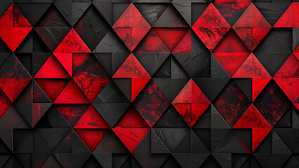 Chic backdrop in red and black tones