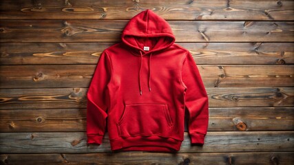 Sticker - Free Photo winter hoodie with new mockup hoodie hanging fashion Background