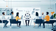 © Lizbond - Business meeting using AI translation software to enhance communication and collaboration