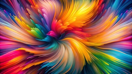 Aufkleber - vibrant abstract background with dynamic shapes and colors creating a modern artistic feel