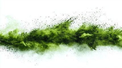 green ink splat