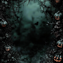 halloween background with spider