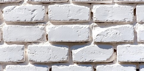 Poster - The white brick wall texture background was painted in a light color to match the grey stone tile block. Modern interior and exterior designers used it as a backdrop and interior and exterior