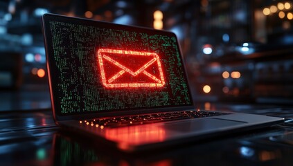 Email Notification on Laptop