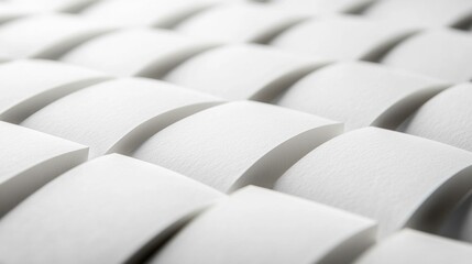 Poster - Abstract geometric patterns with three-dimensional white structures
