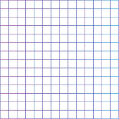Wall Mural - neon light square grid. color wave pattern