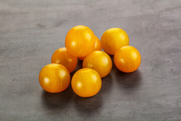 Sticker - Ripe tasty yellow cherry tomato