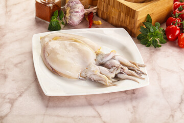 Poster - Raw fresh cuttlefish for cooking