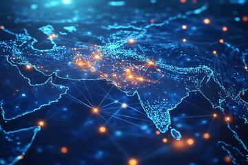 Global Network Connections: Middle East and Asia