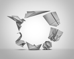 Wall Mural - lifecycle concept transforming and changing and growth change for success as a business leadership a